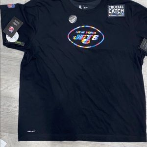NY JETS NIKE DRIFIT Crucial Catch XXL SHIRT